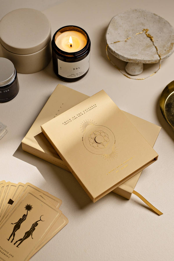 Child Of The Universe Oracle Deck, Honey Gold Edition