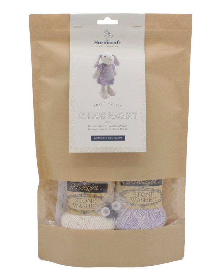 Chloe the Rabbit Knitting Kit, Hardicraft
