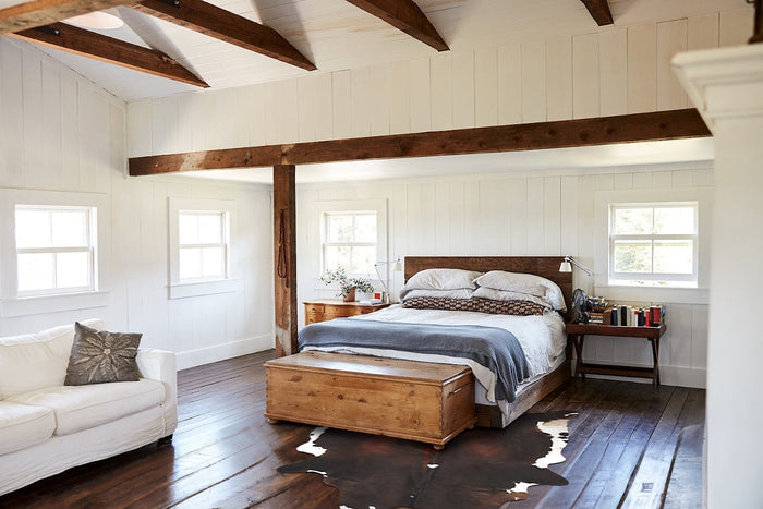 Chocolate and White Cowhide Rug #B2855