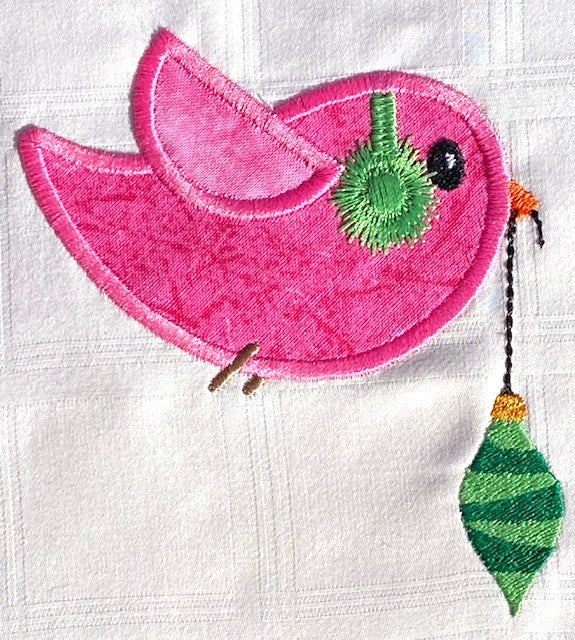 Christmas Birds Applique [4x4] # 10813
