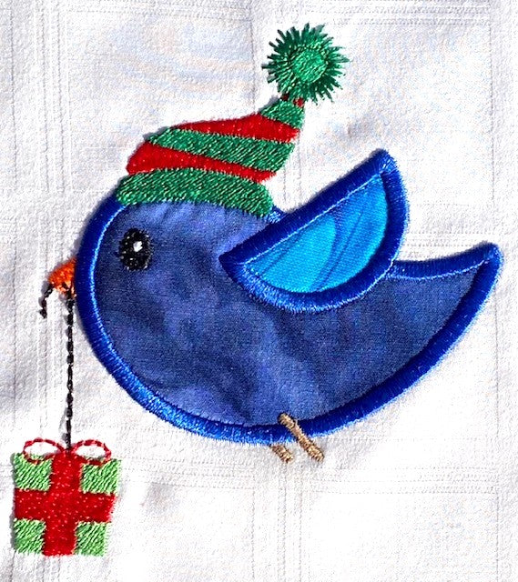Christmas Birds Applique [4x4] # 10813