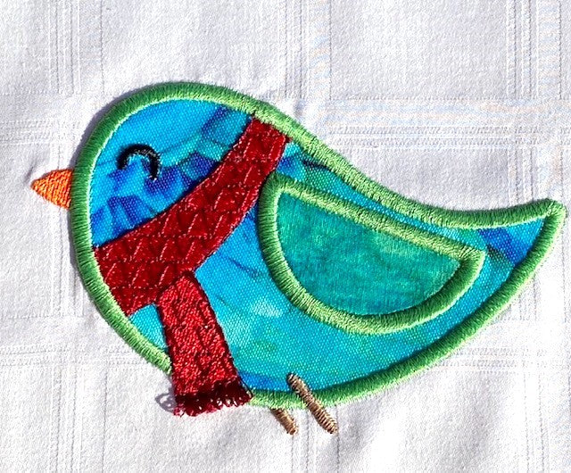 Christmas Birds Applique [4x4] # 10813
