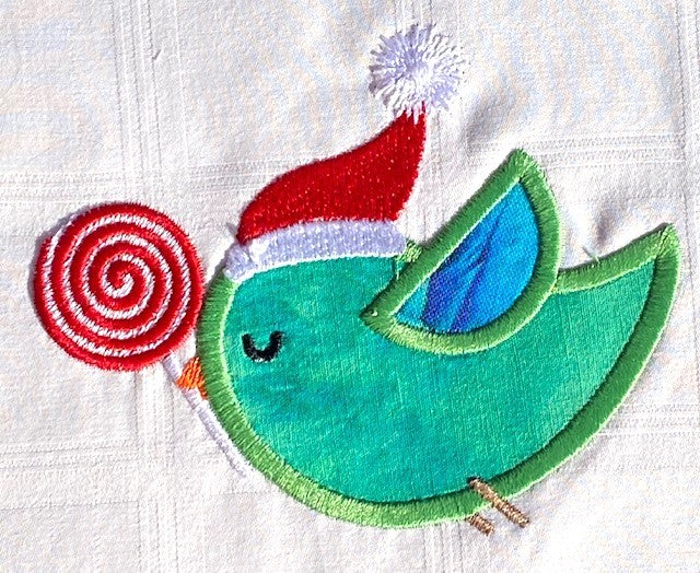 Christmas Birds Applique [4x4] # 10813