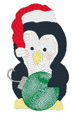 Christmas Joy Penguins  [4x4] # 10424