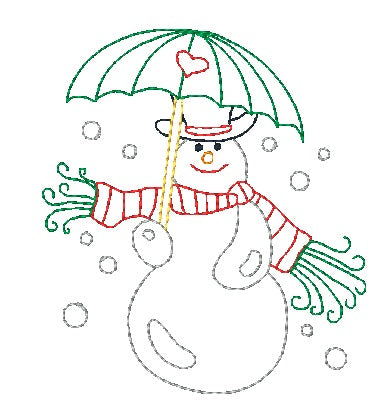 Christmas Line FWW [4x4] #  10853