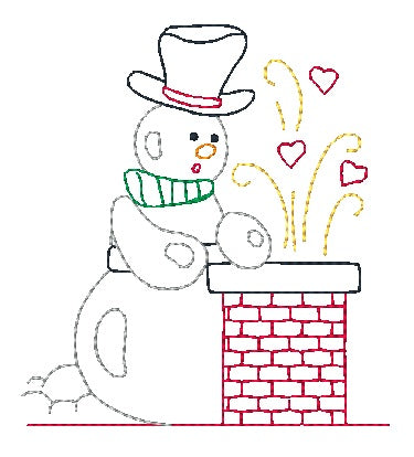 Christmas Line FWW [4x4] #  10853