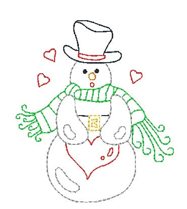 Christmas Line FWW [4x4] #  10853