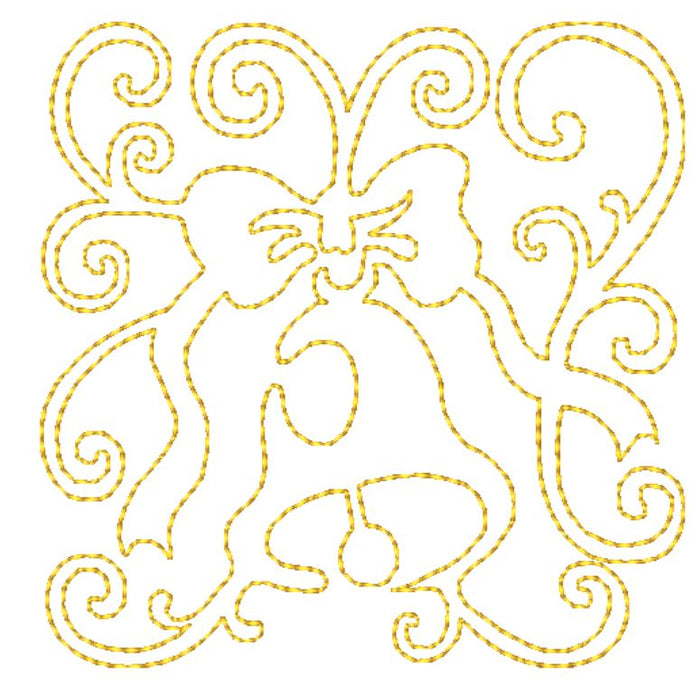 Christmas Lineart Blocks  [4x4] # 10684