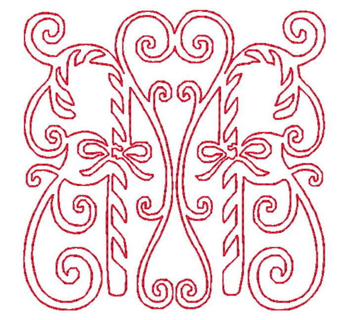 Christmas Lineart Blocks  [4x4] # 10684