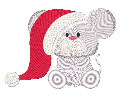 Christmas Mouse FWW [4x4] # 10419