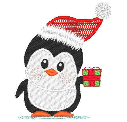 Christmas Penguins  [4x4] # 10198