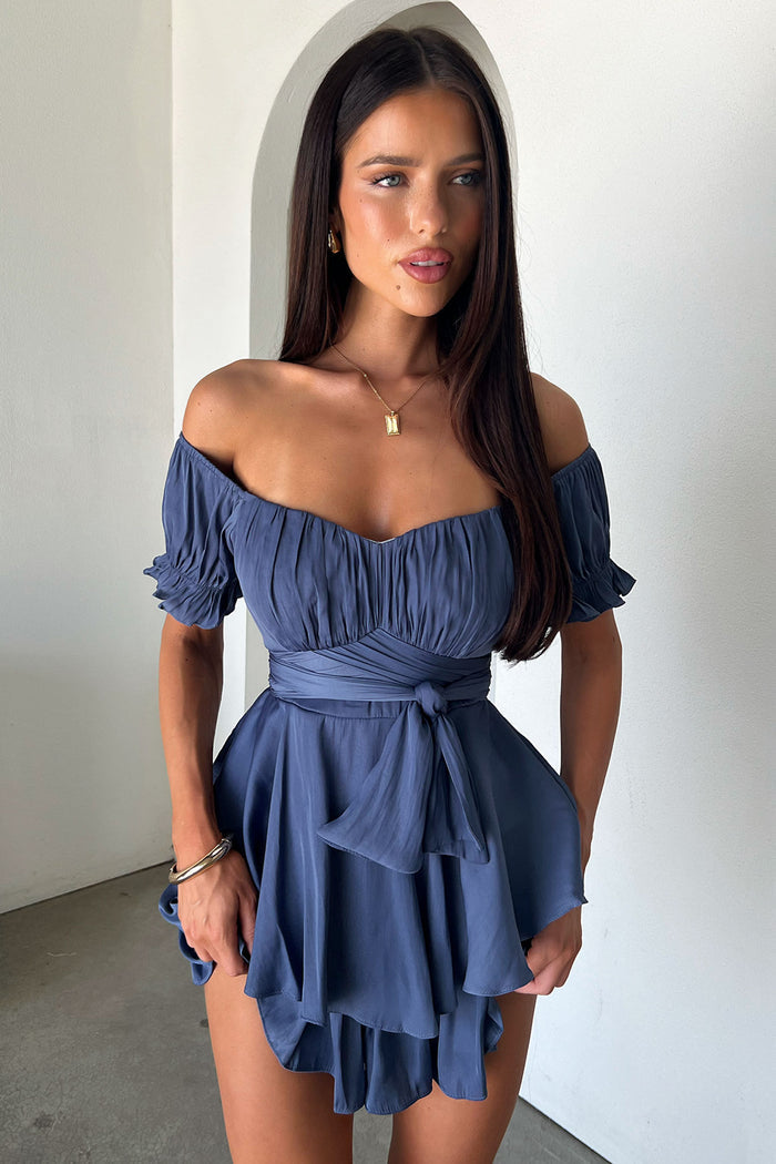 Ciera Playsuit - Navy