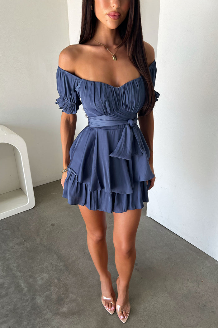 Ciera Playsuit - Navy