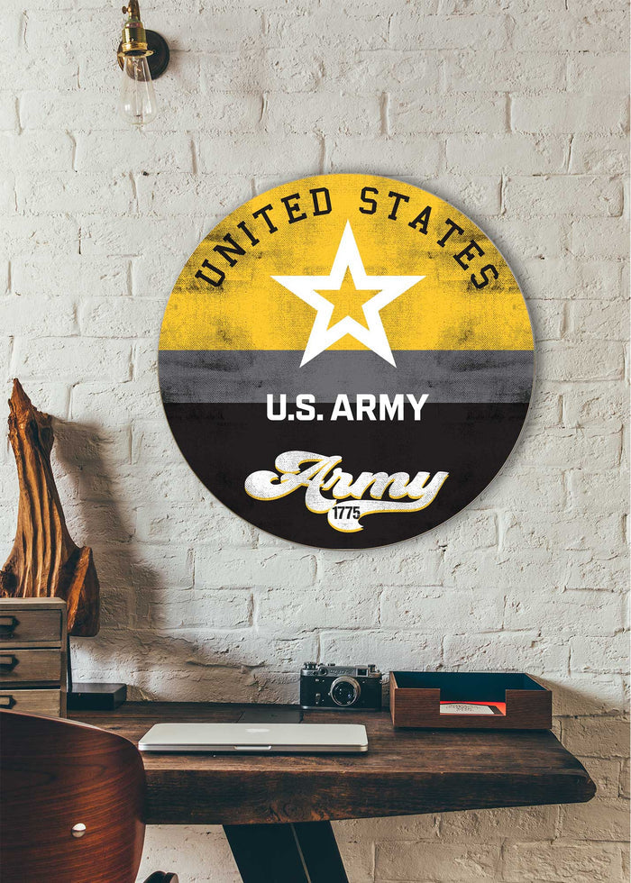 Circle Retro Multi Army (20 inch diameter)*