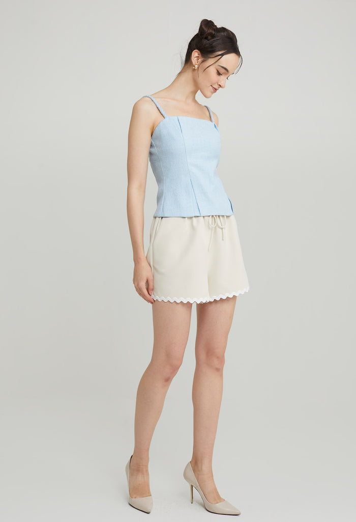 Clover Braided Strap Top