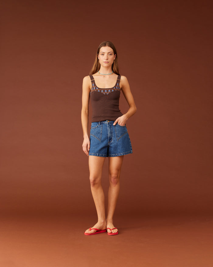 CLOVER DENIM SHORT INDIGO