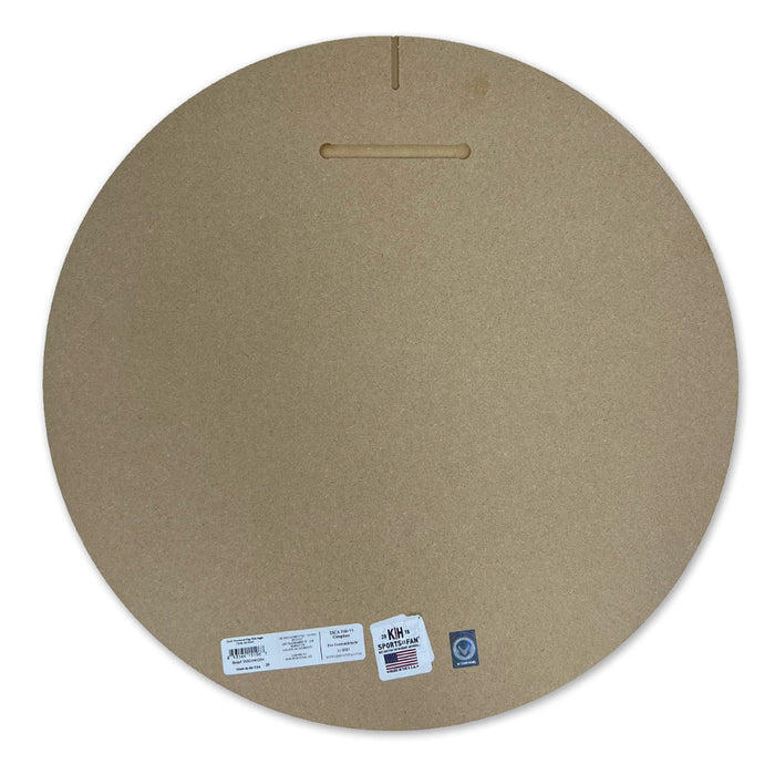 Coast Guard Flag With Eagle Indoor Wood Circle Sign (20 inch diameter)*