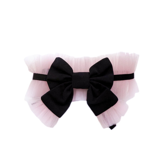 Coco-Pink Tulle Hair Sash - Petite Maison Kids