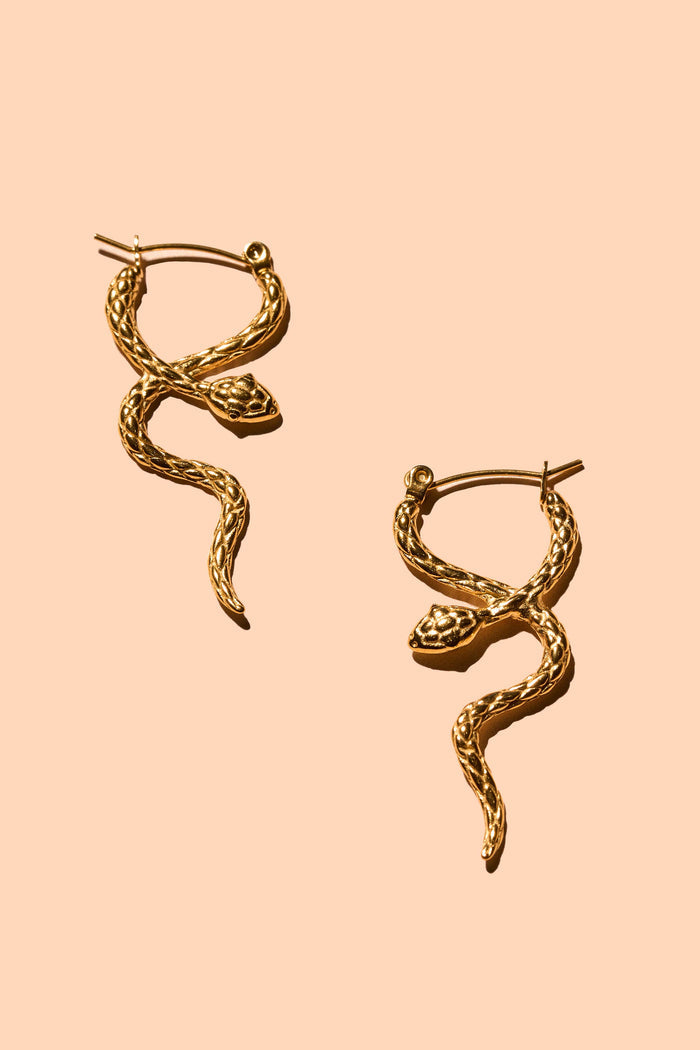 Coil Hoops - 18K Gold Plated