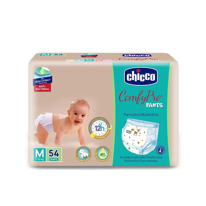 Comfypro Pants Style Baby Diaper Medium 54 Pc