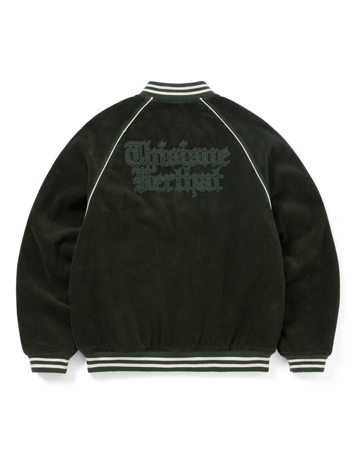 Corduroy Varsity Jacket