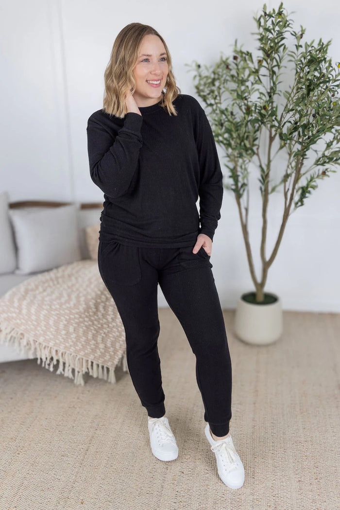Corrine Joggers - Black by Michelle Mae