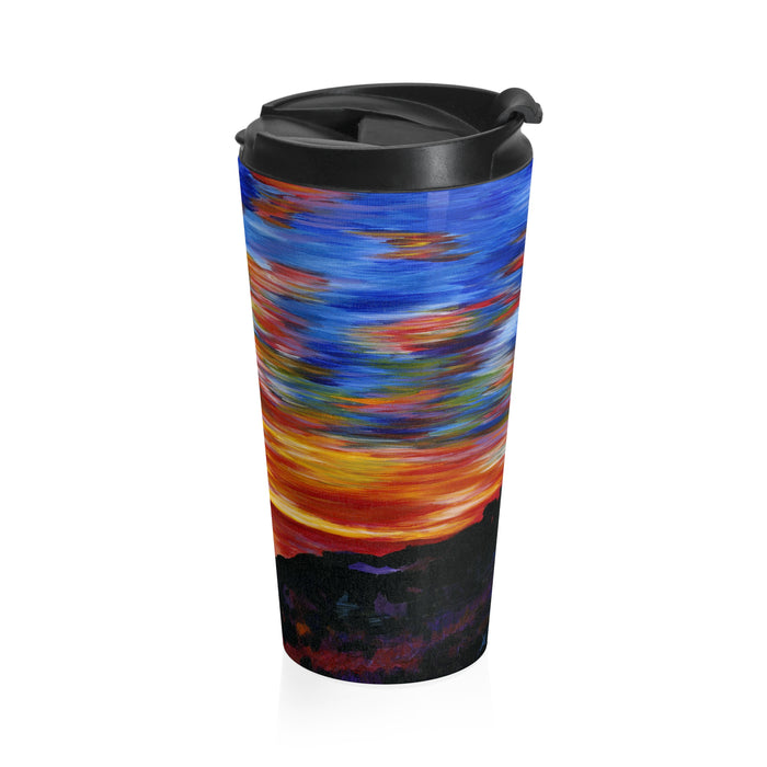 Cowboy Sunset - Travel Mug