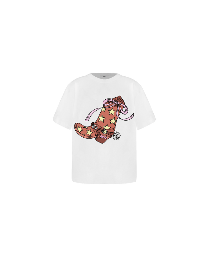COWGIRL T-SHIRT COWGIRL BOOT