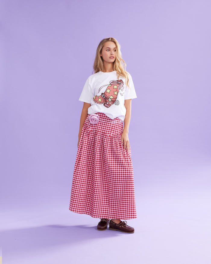 COWGIRL T-SHIRT COWGIRL BOOT