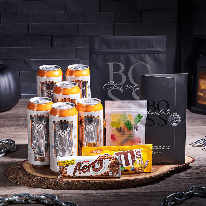 Craft"Boo" & Halloween Candy Gift, beer gift, beer, gourmet gift, gourmet, candy gift, candy, halloween gift, halloween