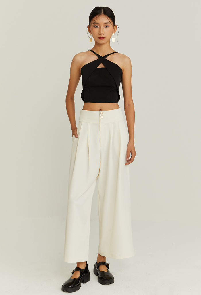 Crescent Halo Sleeveless Top