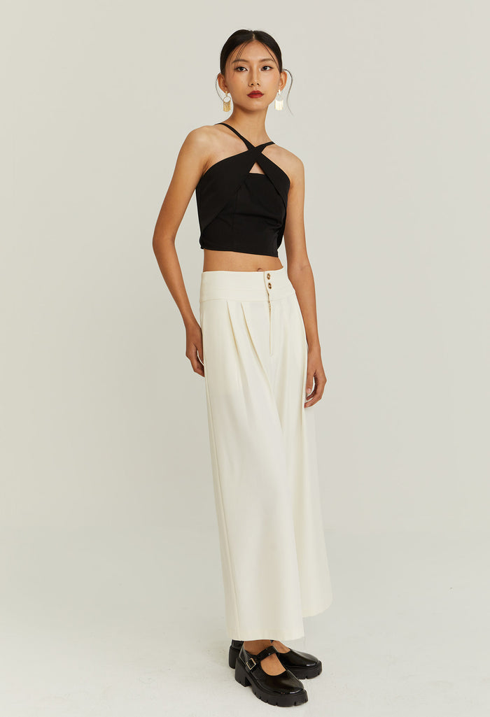 Crescent Halo Sleeveless Top