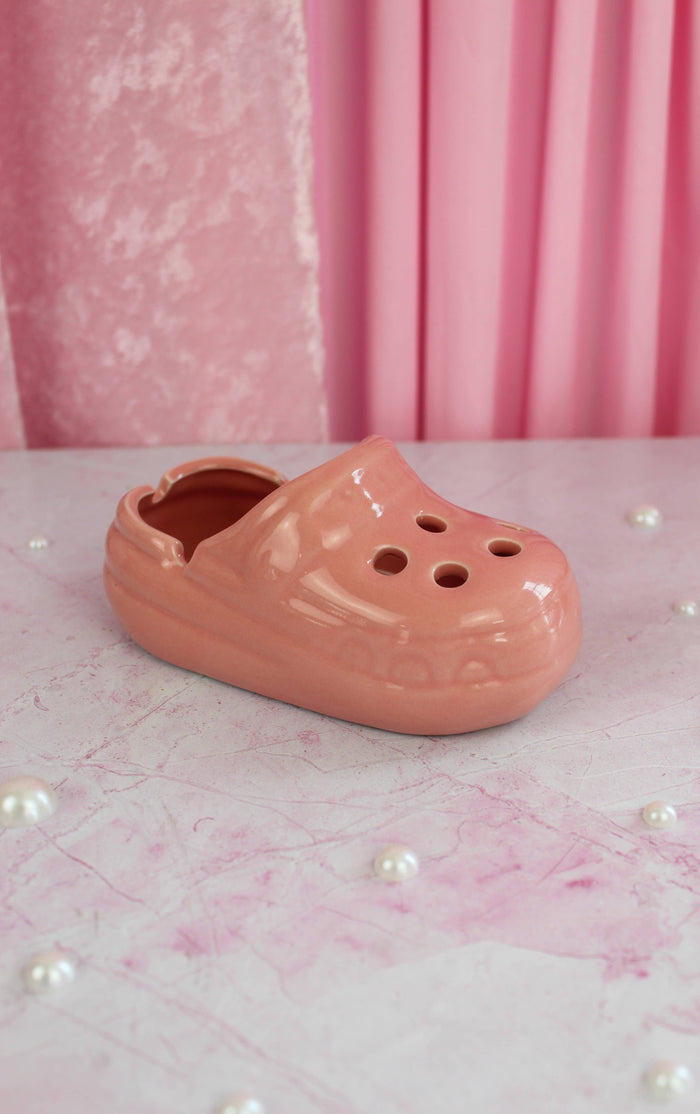 Croc Ash Tray - Pink