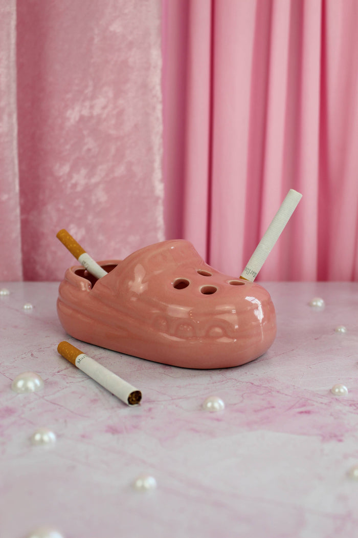 Croc Ash Tray - Pink