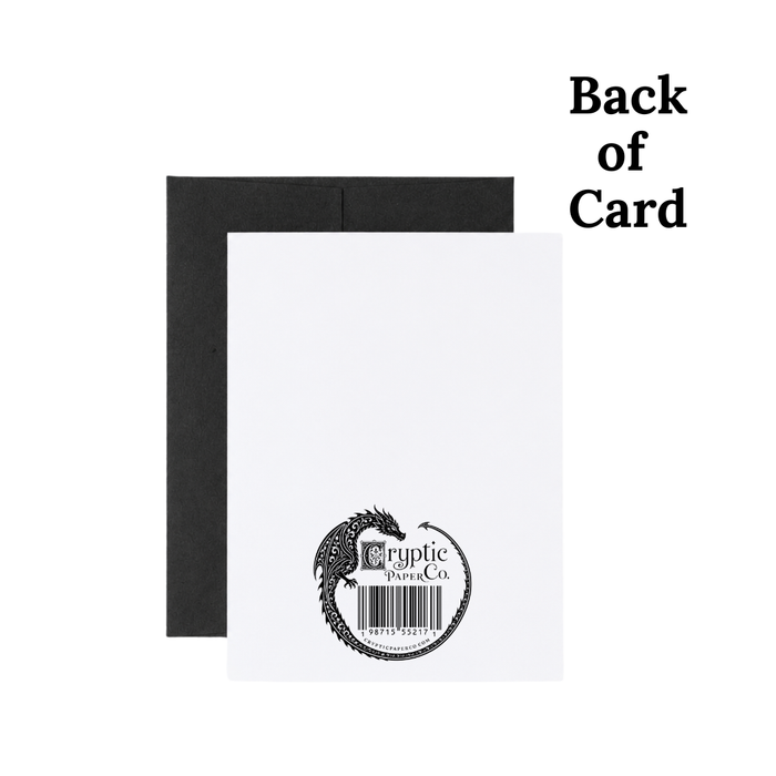 Cryptic Paper Co. Everyday Card - The Coming Apocalypse