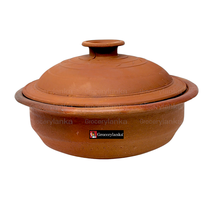 Curry Clay Pot with Lid - 12 Inches  (In-Store or Curbside Pickup Only- NO Shipping)