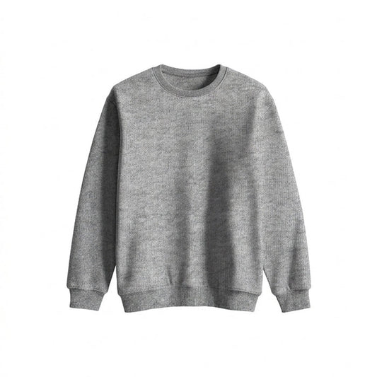Custom Girls Sweatshirt - Solid Color - Personalized Crewneck