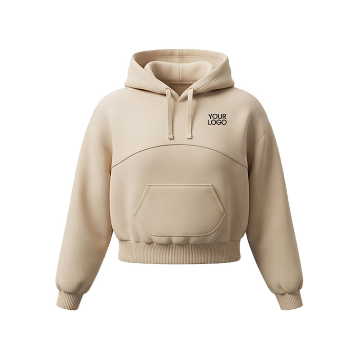 Custom Premium Hoodie - Solid Arc Chest Panel - Personalized Top - UNISWIFT USA