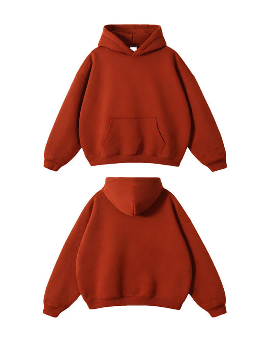 Custom Women Oversized Hoodie - Solid Color - Personalized Pullover