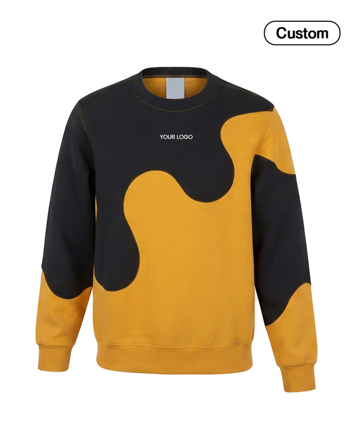 Custom Women Sweatshirt - Bold Flow Pattern - Personalized Crewneck