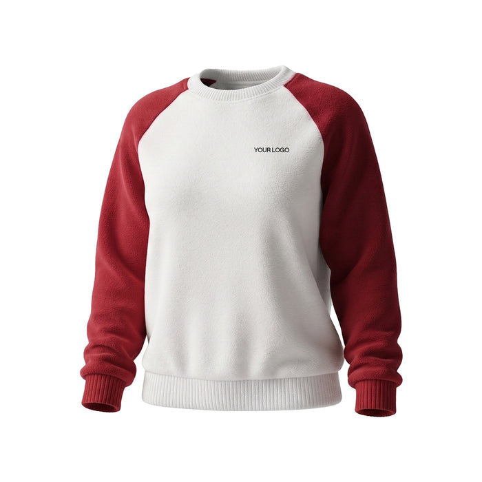 Custom Women Sweatshirt - Classic Raglan Design - Personalized Crewneck