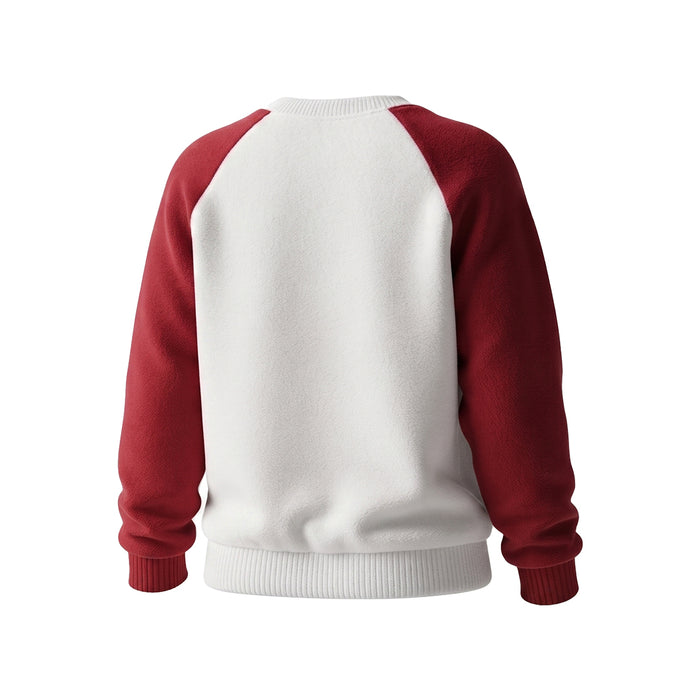 Custom Women Sweatshirt - Classic Raglan Design - Personalized Crewneck