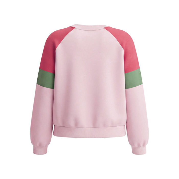 Custom Women Sweatshirt - Contrast Raglan Sleeves - Personalized