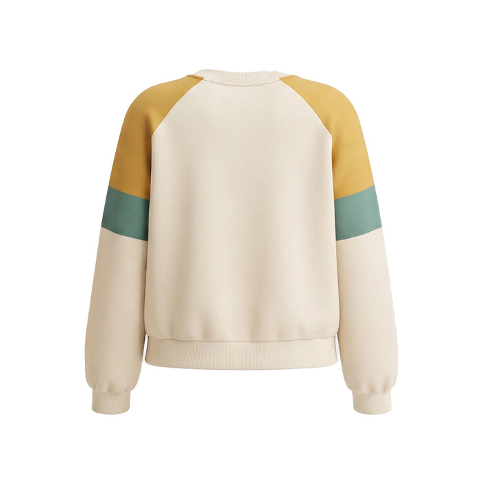 Custom Women Sweatshirt - Contrast Sleeve Raglan - Personalized