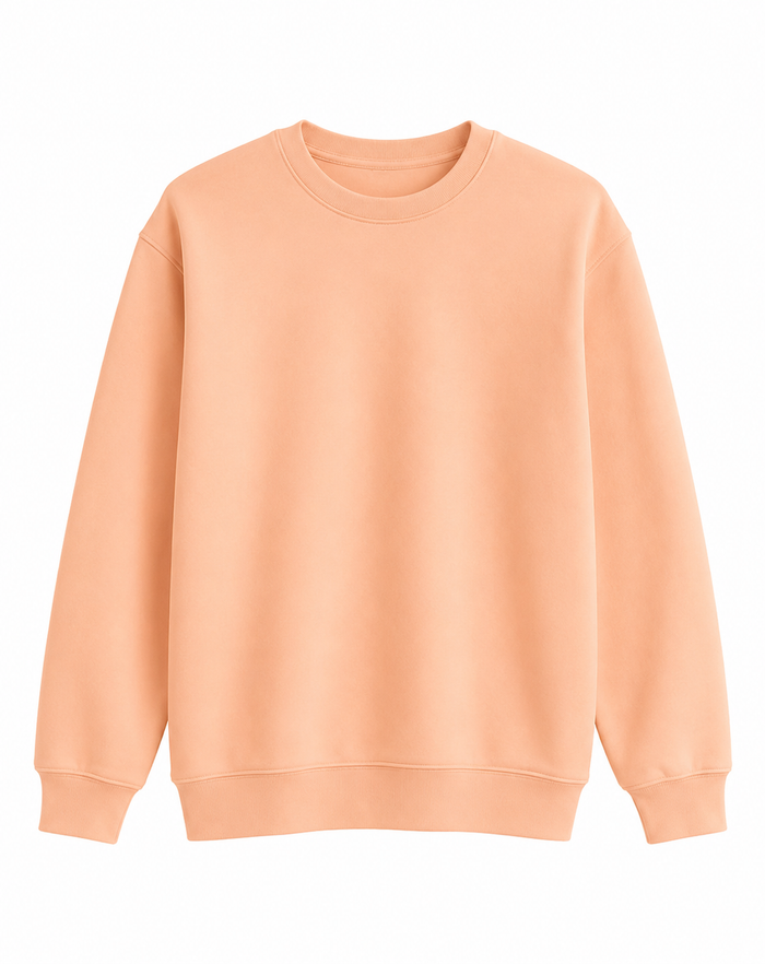 Custom Women Sweatshirt - Solid Color - Personalized Crewneck