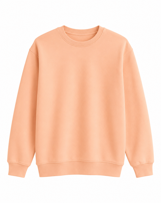 Custom Women Sweatshirt - Solid Color - Personalized Crewneck