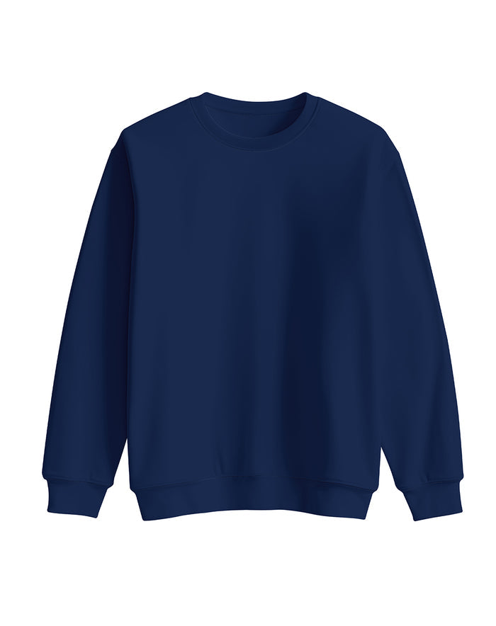 Custom Women Sweatshirt - Solid Color - Personalized Crewneck