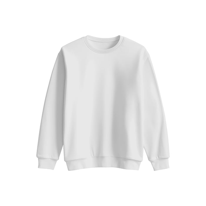 Custom Women Sweatshirt - Solid Color - Personalized Crewneck