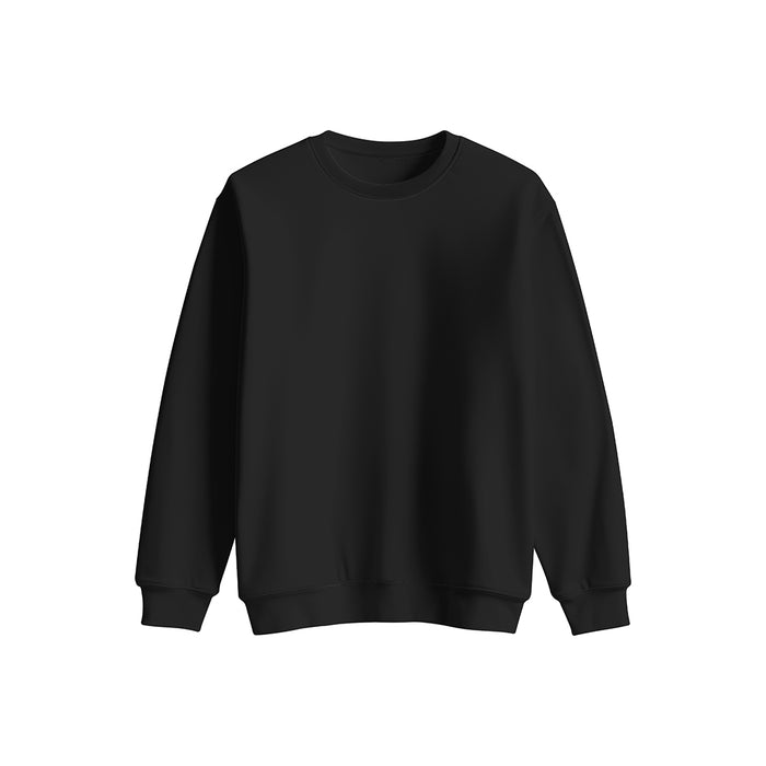 Custom Women Sweatshirt - Solid Color - Personalized Crewneck