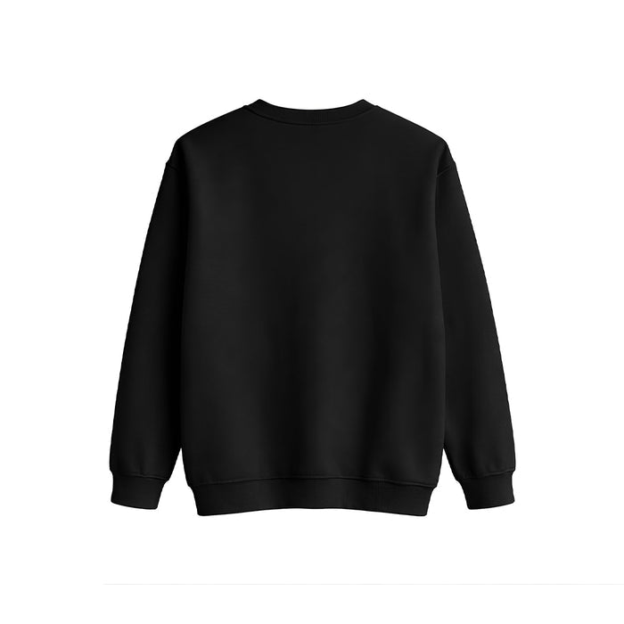 Custom Women Sweatshirt - Solid Color - Personalized Crewneck